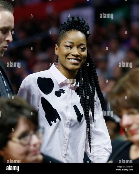 Actress And Singer Keke Palmer Who Sang The National Anthem Attends