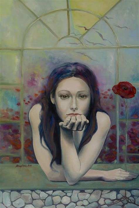 Art Painting Introversion By Dorina Costras Romantic Paintings