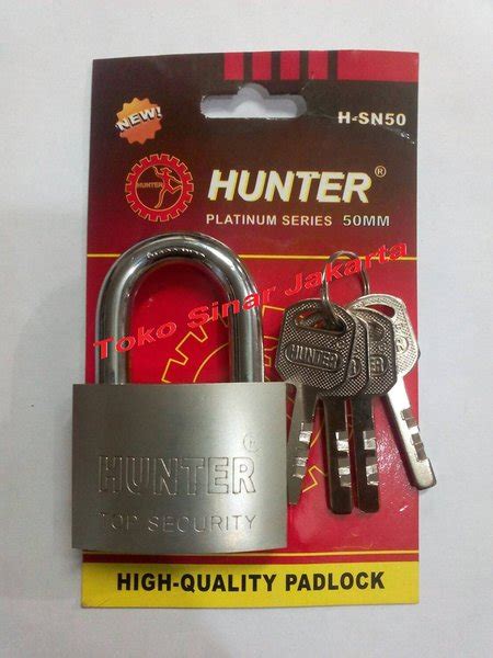 Jual Gembok Mm Leher Pendek Hunter Di Lapak Toko Sinar Jakarta