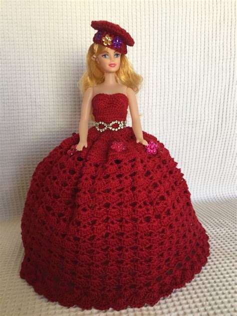 Pin Di Maminette Maminette Su B Barbie Jolie Robe Longue Au Crochet