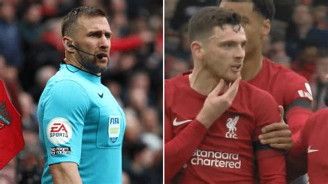 Linesman Hatzidakis Apologises To Liverpools Andy Robertson And