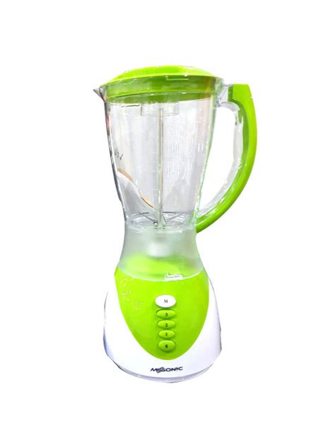 MS SONIC Professional Blender 2 In 1 System 1 L Plastic Jar Mill