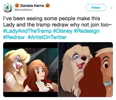 Lady And The Tramp Anime Meme The Lady And The Tramp Redraw Meme Was