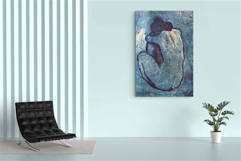 Blue Nude Pablo Picasso Picasso Painting Famous Table Reproduction