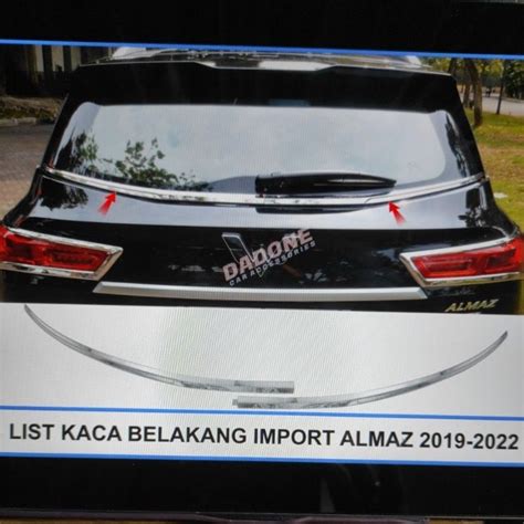 Jual Lis Kaca Pintu Bagasi Belakang Mobil Wuling Almaz 2019 2020 2021