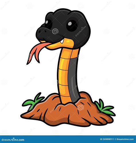 A Ringneck Snake Royalty-Free Illustration | CartoonDealer.com #294979989