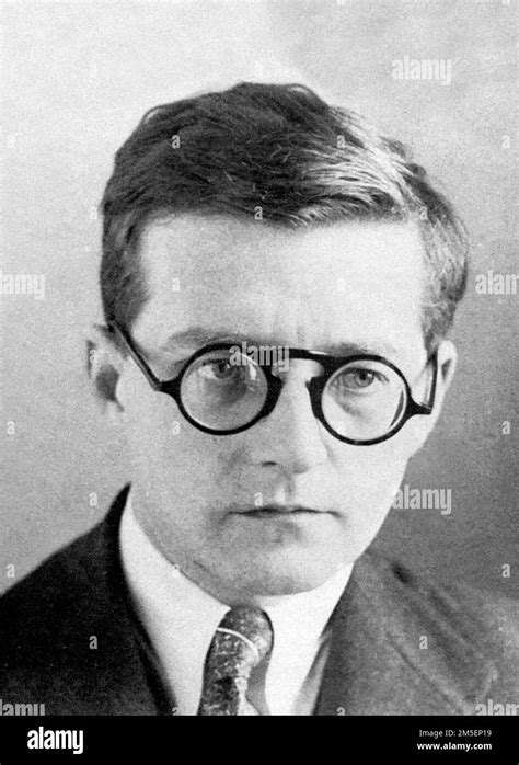 Shostakovich Portrait Of The Russian Composer And Pianist Dmitri