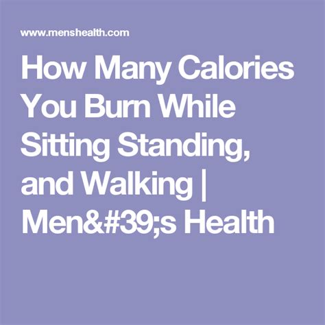 How Many More Calories Do You Burn At A Standing Desk Burns Fitness Nutrition Health