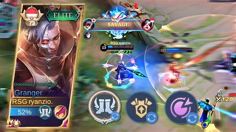 Auto Ws Pake Emblem Ini Cuy Cara Rotasi Granger Jungler Fast Combo