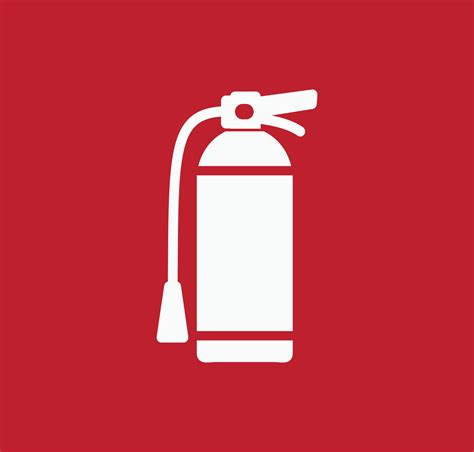 Fire Extinguisher Icon Vector Logo Design Template 7527027 Vector Art At Vecteezy