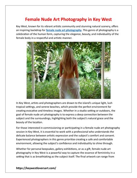 Ppt Female Nude Art Photography In Key West Powerpoint Presentation