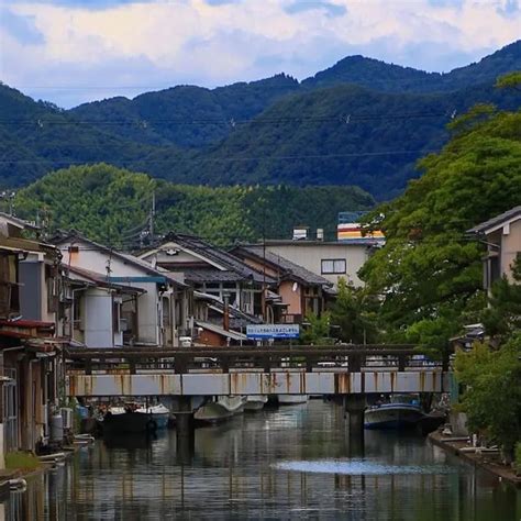 京都もよう KYOTO MOYOU on Instagram 吉原入江 水面ギリギリに家が建ち並んてます 2023 07 30撮影