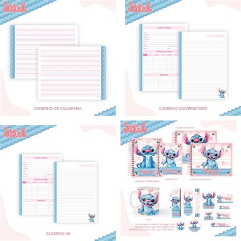 Fotos De Cadernos Do Stitch - 7