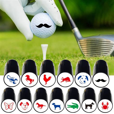 Personalized Golf Balls Stamper Marker Stamp Logo Golf Ball Reusable