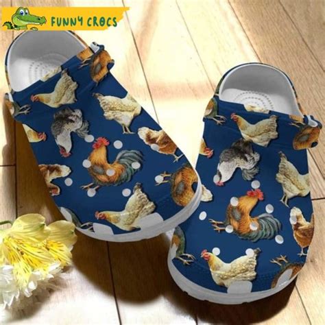 Cute Design Chicken Crocs Clog Shoes Step Into Style With Funny Crocs