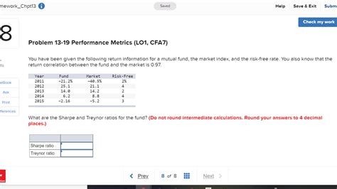 Solved Mework Chpt13 Saved Help Save Exit Submi Check My Chegg