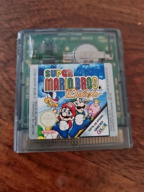 SUPER MARIO BROS Deluxe Nintendo Gameboy Color Spiel Gbc Sammlung