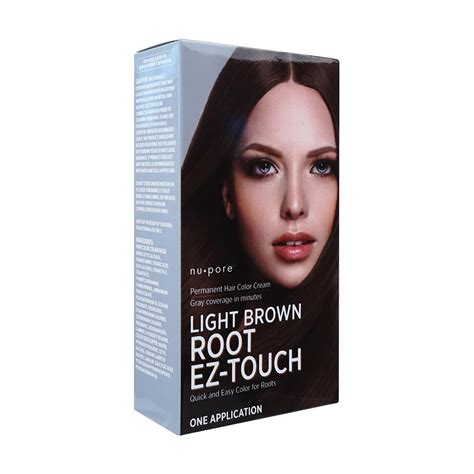 Nu Pore Root Ez Touch Light Brown Permanent Hair Color Cream 32 Oz Hamilton Place