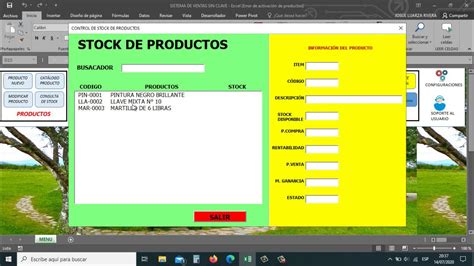 Control De Stock Gestion De Ventas Y Compras Excel Parte Youtube