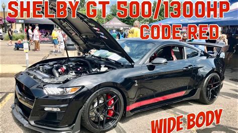 INSANE MUSTANG SHELBY 1300 HP TWIN TURBO GT500 WIDE BODY NAMED CODE