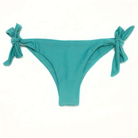 MAILLOT DE BAIN Sexy Solide String Bikini Coupe Brésilienne Maillots De Bain Femmes Bas