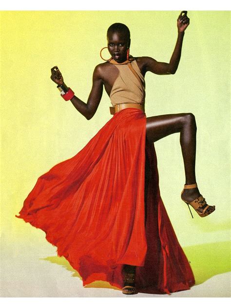 Alek Wek Storm Models African Models Black Fashion Model