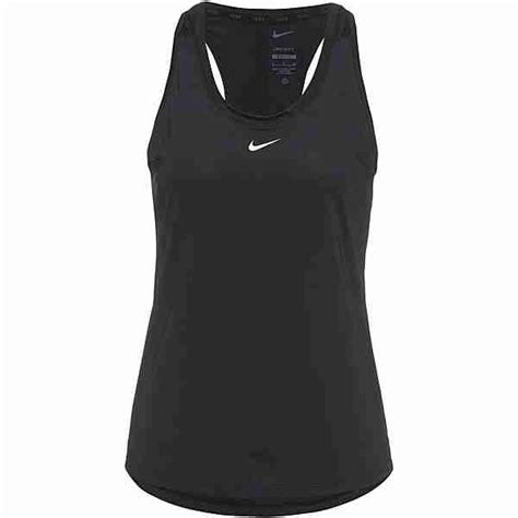 Nike One Dri Fit Funktionstank Damen Black White Im Online Shop Von