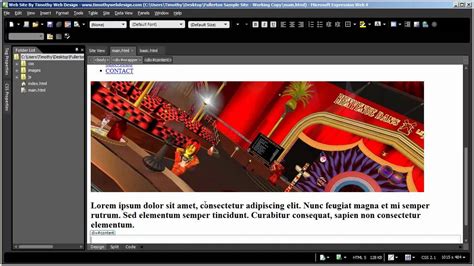 10 Introduction To Expression Web 4 Tutorial Youtube