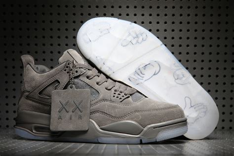 Kaws X Air Jordan 4 Cool Grey” Sales Online And Nike Basketball Shoes