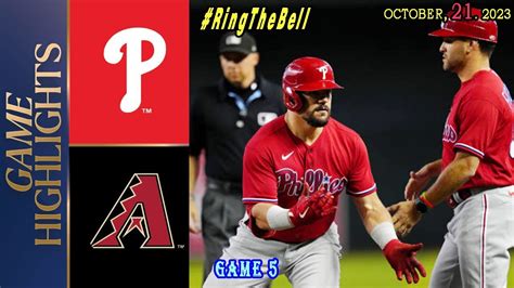 D Backs Vs Phillies October Nlcs Game Mlb Highlights