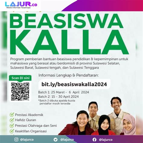 Yayasan Hadji Kalla Buka Program Beasiswa Periode April Mahasiswa