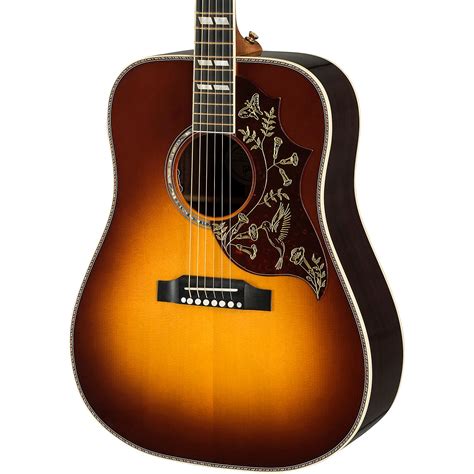 Gibson Hummingbird Deluxe Rosewood Acoustic Electric Guitar Rosewood