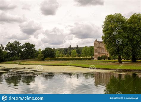 View of the Castle from the Lake Stock Image - Image of medieval, house ...