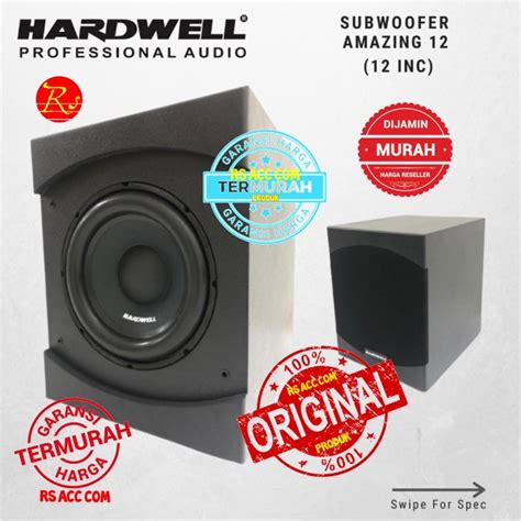 Jual Subwoofer Aktif Inch Hardwell Amazing Original Hardwell