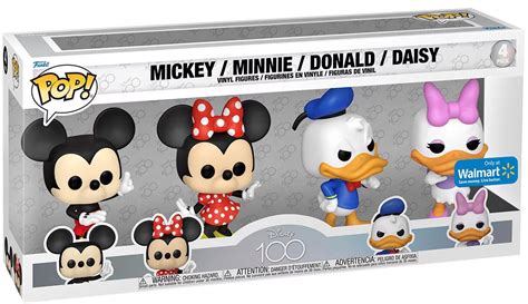 Figurine Pop 100 Ans De Disney Pas Cher Mickey Minnie Donald