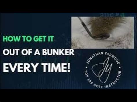 How To Get Out Of A Bunker Every Time Golf Bunker Shot Made Easy Youtube