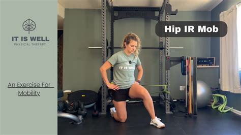 Banded Hip Mobility Half Kneeling Internal Rotation Youtube