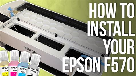 How To Install Your Epson F570 Sublimation Printer Youtube
