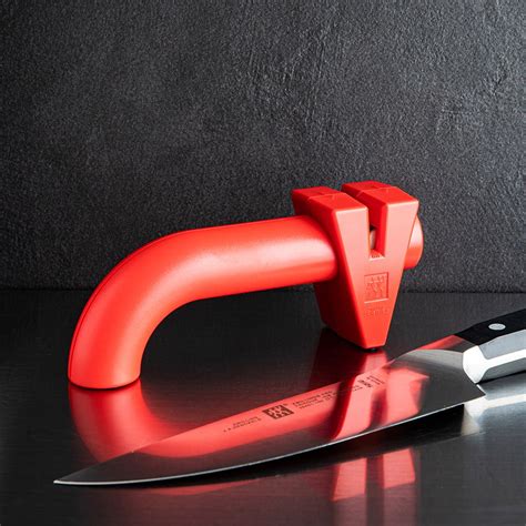 ZWILLING Twinsharp Knife Sharpener (Red) | Kitchen Stuff Plus