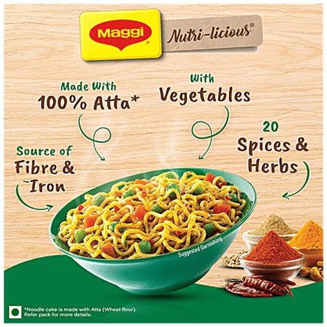 Buy Maggi Nutri Licious Masala Veg Atta Noodles Pouch G Pack Of