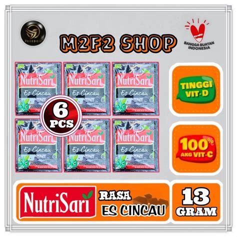 Jual Nutrisari Minuman Serbuk Es Cincau Sachet Gr Kemasan Pcs