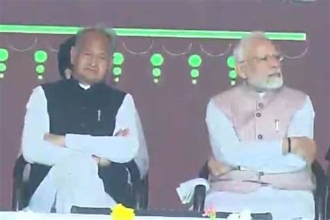 We Worked Together As Cms Modi Shares Stage With Gehlot Raj Cm Hails Pms Respect Abroad