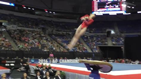 Alyona Shchennikova Vault 2016 Pandg Gymnastics Championships Jr