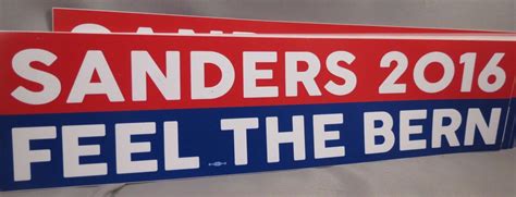 Wholesale Lot Of 20 Bernie Sanders Feel The Bern Bumper Stickers 2016