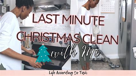 LAST MINUTE CHRISTMAS CLEAN WITH ME CLEANING MOTIVATION KITCHEN