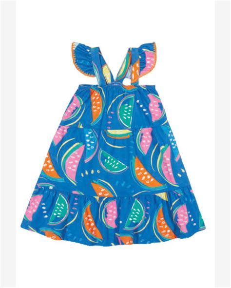 Riachuelo Vestido Infantil Meia Malha Azul Nanai