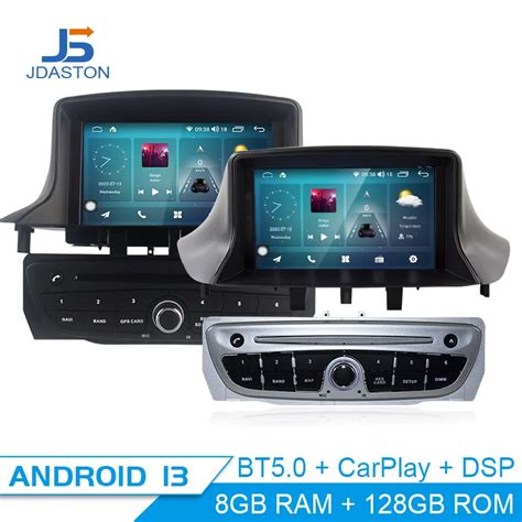 Jdaston Android 13 Car Multimedia Player Rádio Stereo Unidade de