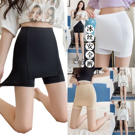 Double Layer Safety Pant Women And Seamless Plus Size Private Erotic Lingerie Ready Stock