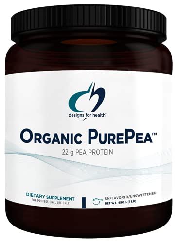 Designs For Health Organic Purepea Powder Unflavored Unsweetened