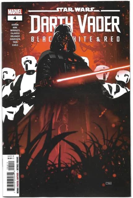 STAR WARS DARTH Vader Nero Bianco E Rosso 4 2023 1a Copertina Stampa